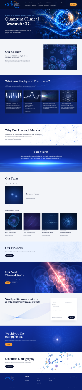 Winning entry: Quantum Clinical Research CIC entry by mandex