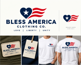 Bless America Clothing Co. entry by MarkMint