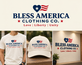 Bless America Clothing Co. entry by Zavi