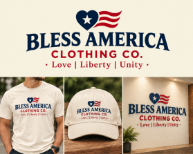 Bless America Clothing Co. entry by Zavi