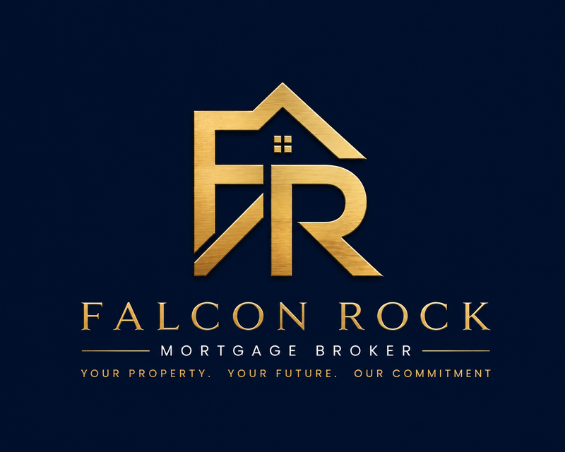 Logo Design for Falcon Rock Mortgage Broker