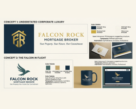Falcon Rock Mortgage Broker entry by Artdesign60