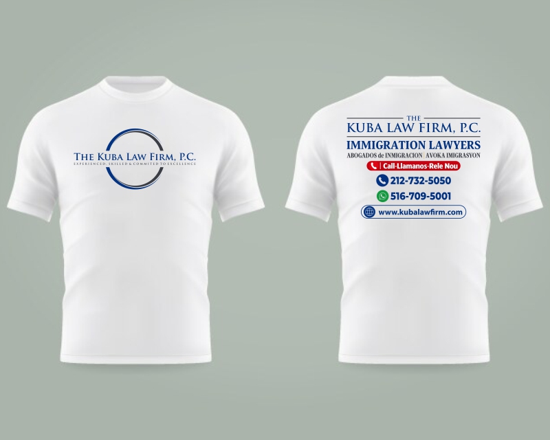 T-Shirt Design for The Kuba Law Firm, PC