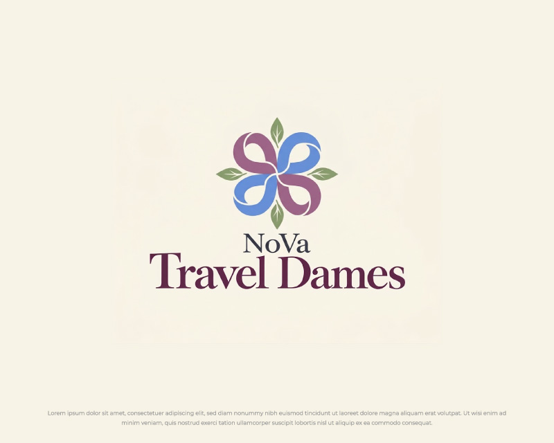 Logo Design for NoVa Travel Dames