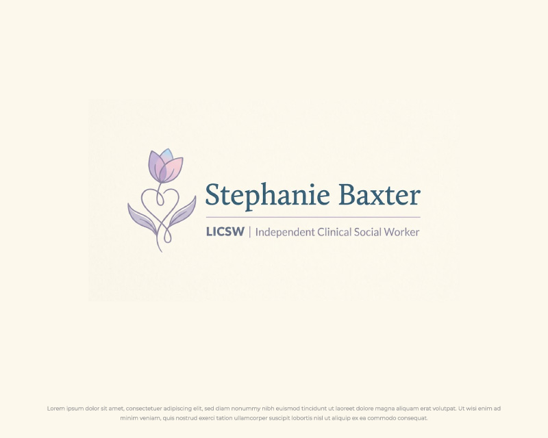 Logo Design for Stephanie Baxter, LICSW