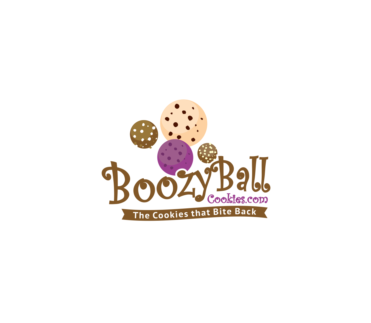 Logo Design for BoozyBallCookies.com