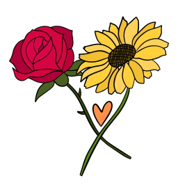 Rose/sunflower entry by Lisa Wardle