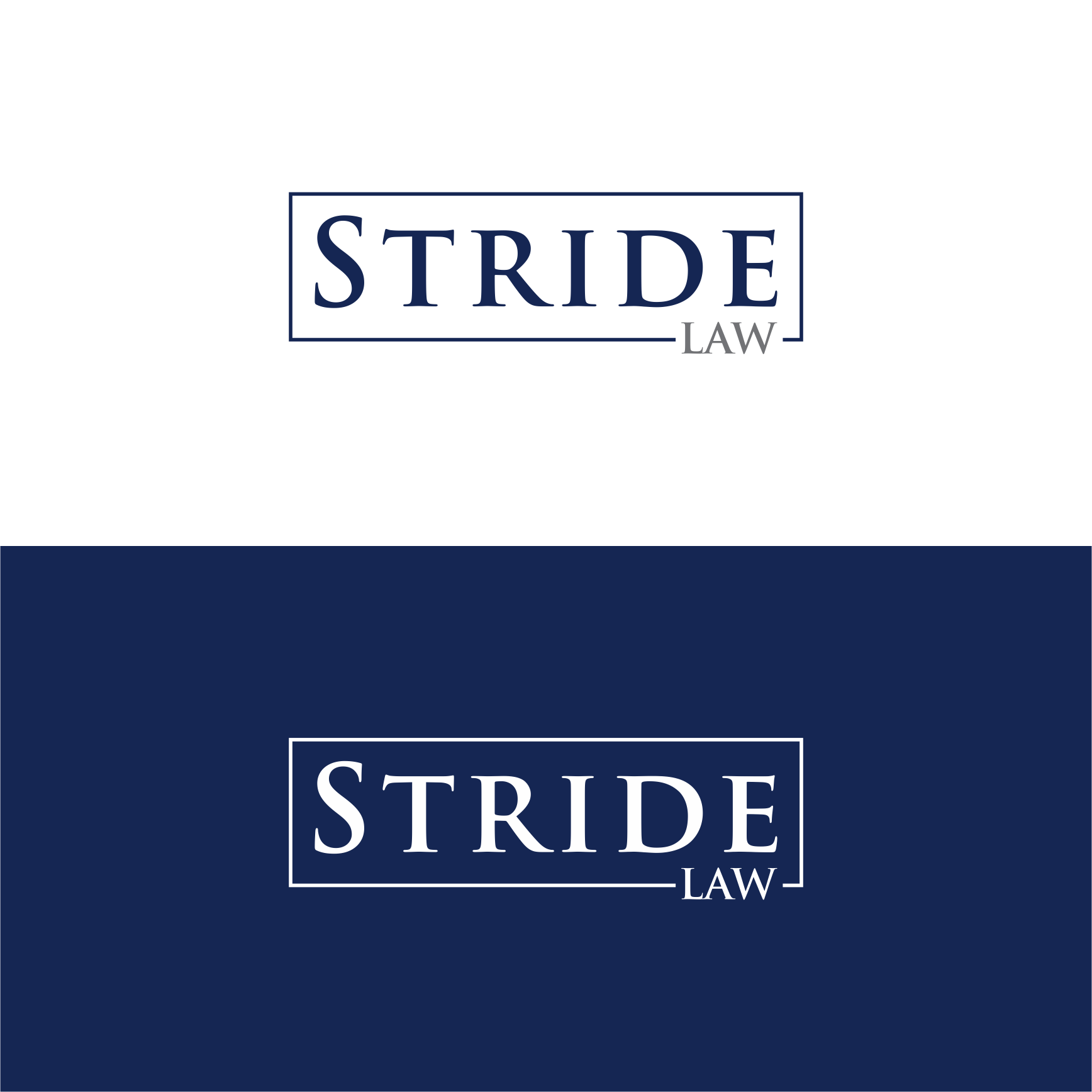 Logo Design for Stride Law