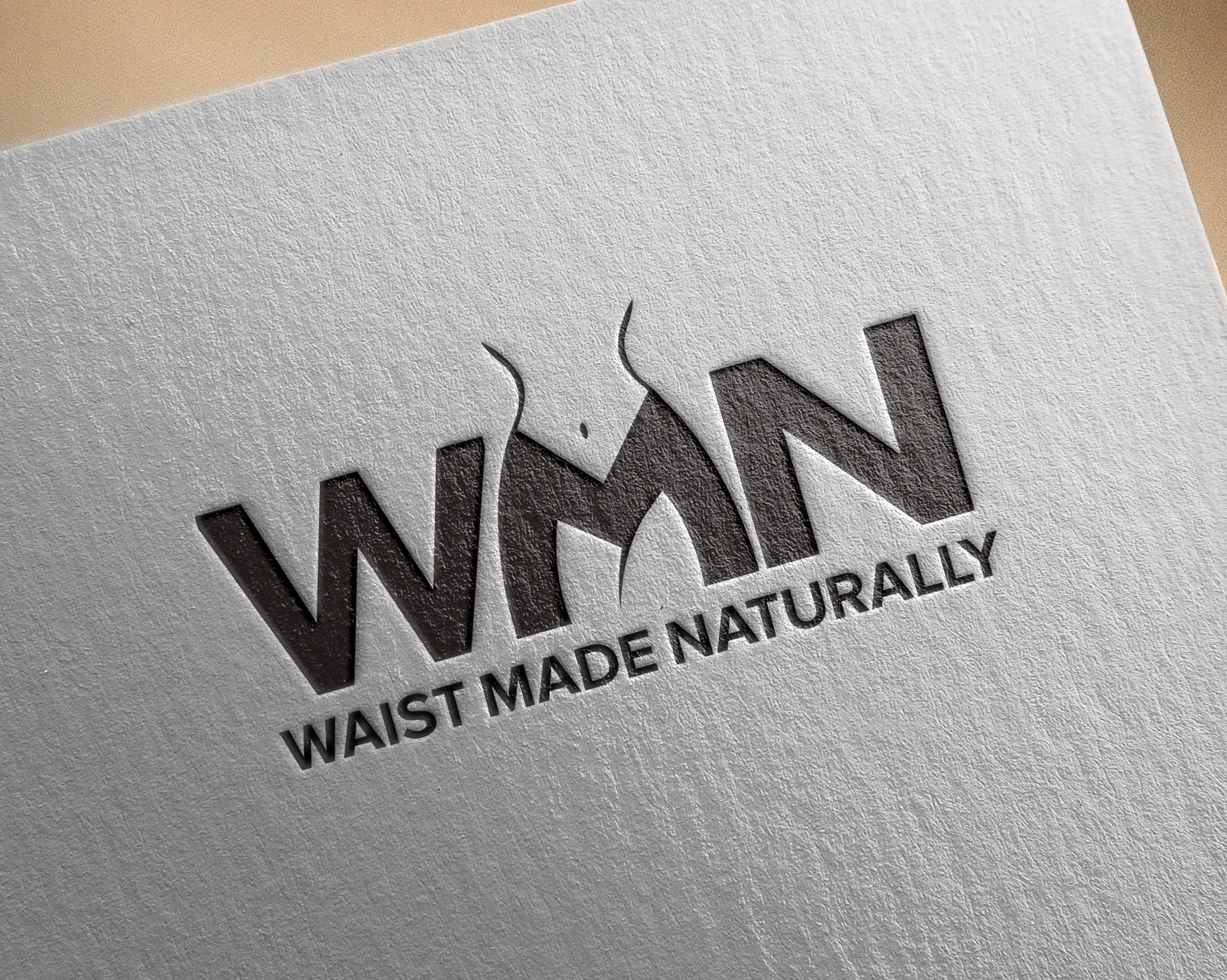 Logo Design for Waist Made Naturally and WMN