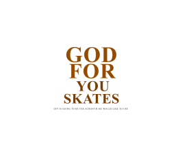 Great For You Skates entry by endang1