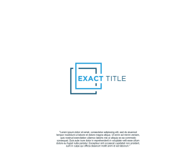 EXACT Title entry by Fani_studio