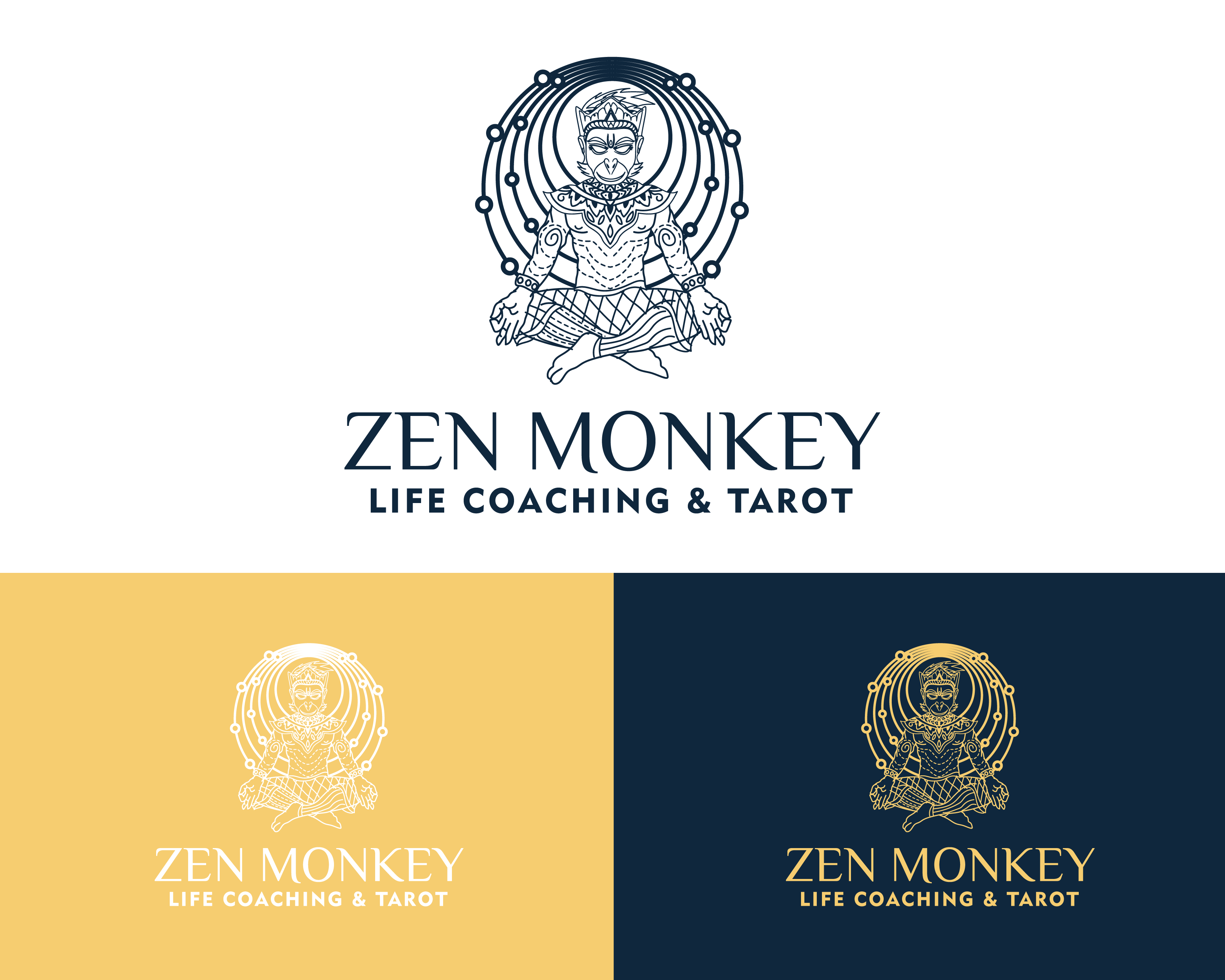 Logo Design for Zen Monkey Life Coaching & Tarot