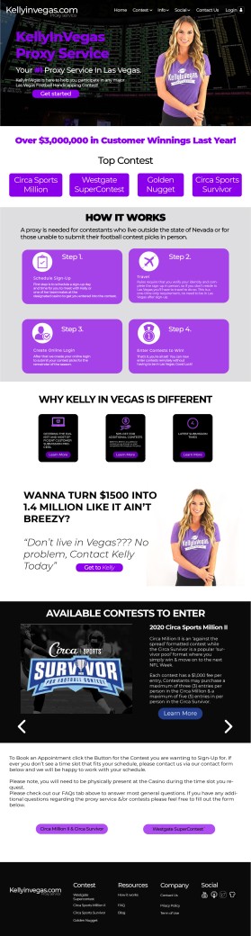 KellyInVegas Proxy Service entry by cad
