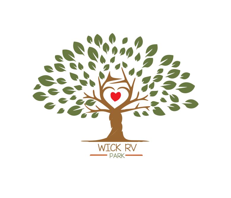 Folk Art Style Tree Logo
