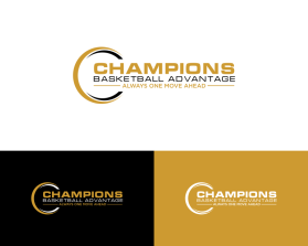 CHAMPIONS Basketball Advantage (Basketball Advantage is a subtitle and should be in smaller font) entry by Habib Rahman