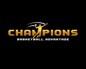CHAMPIONS Basketball Advantage (Basketball Advantage is a subtitle and should be in smaller font) entry by ninjadesign