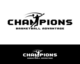 CHAMPIONS Basketball Advantage (Basketball Advantage is a subtitle and should be in smaller font) entry by ninjadesign