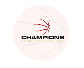 CHAMPIONS Basketball Advantage (Basketball Advantage is a subtitle and should be in smaller font) entry by Shark Attack