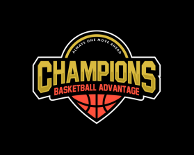 CHAMPIONS Basketball Advantage (Basketball Advantage is a subtitle and should be in smaller font) entry by EdiWibowo