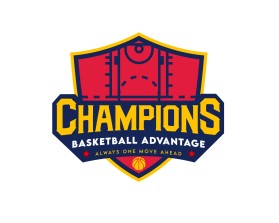 CHAMPIONS Basketball Advantage (Basketball Advantage is a subtitle and should be in smaller font) entry by Ganesh Shirgaonkar
