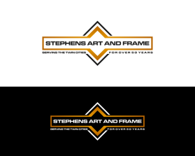 Stephens Art and Frame entry by binbin design