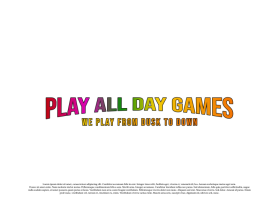 Play All Day Games entry by Adi Dwi Nugroho