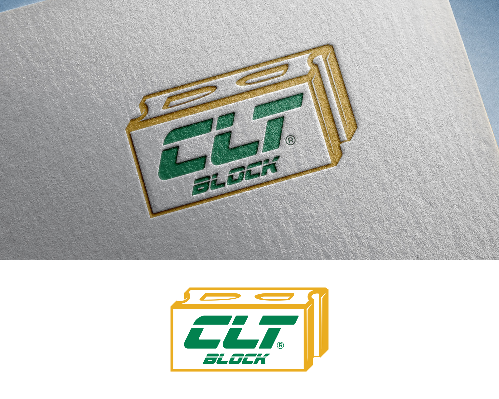 Logo Design entry 2326028 submitted by Tony_Brln to the Logo Design for Charlotte Block or CLT Block run by Kendrick81