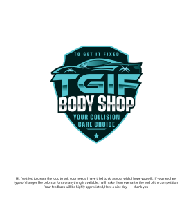 TGIF Body Shop entry by Md Javed parvez