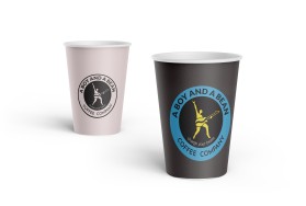 A BOY AND A BEAN COFFEE COMPANY entry by alfa1logos