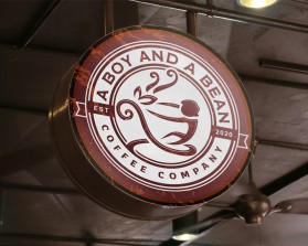 A BOY AND A BEAN COFFEE COMPANY entry by artsword