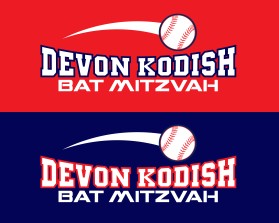 Devon Kodish bat mitzvah  entry by joegdesign