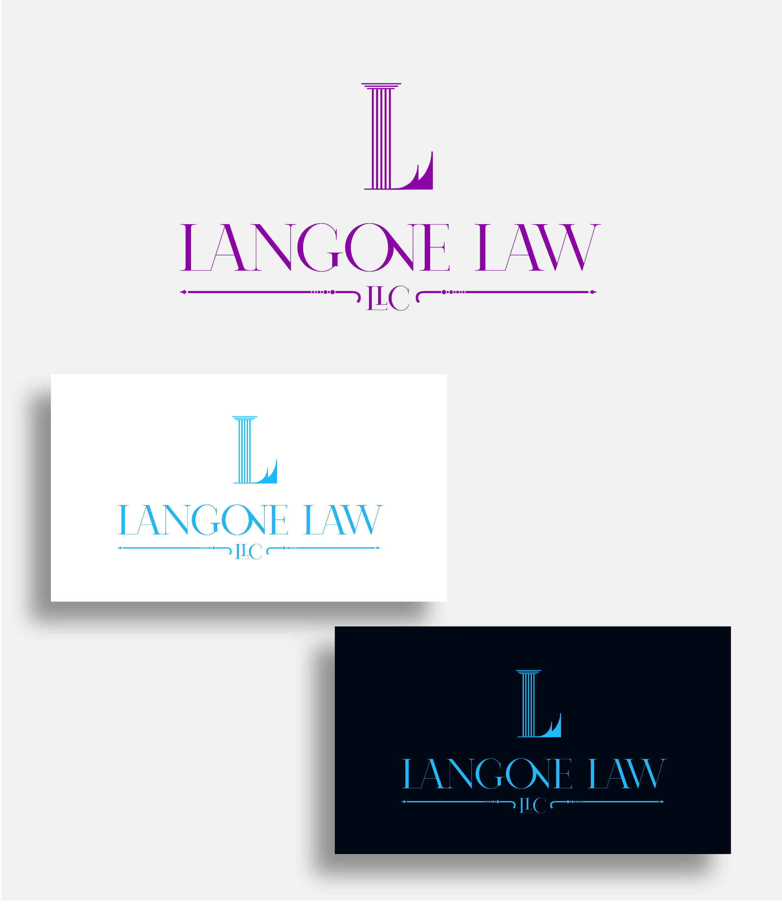Logo Design entry 2336721 submitted by calingirano to the Logo Design for Langone Law LLC run by clangone