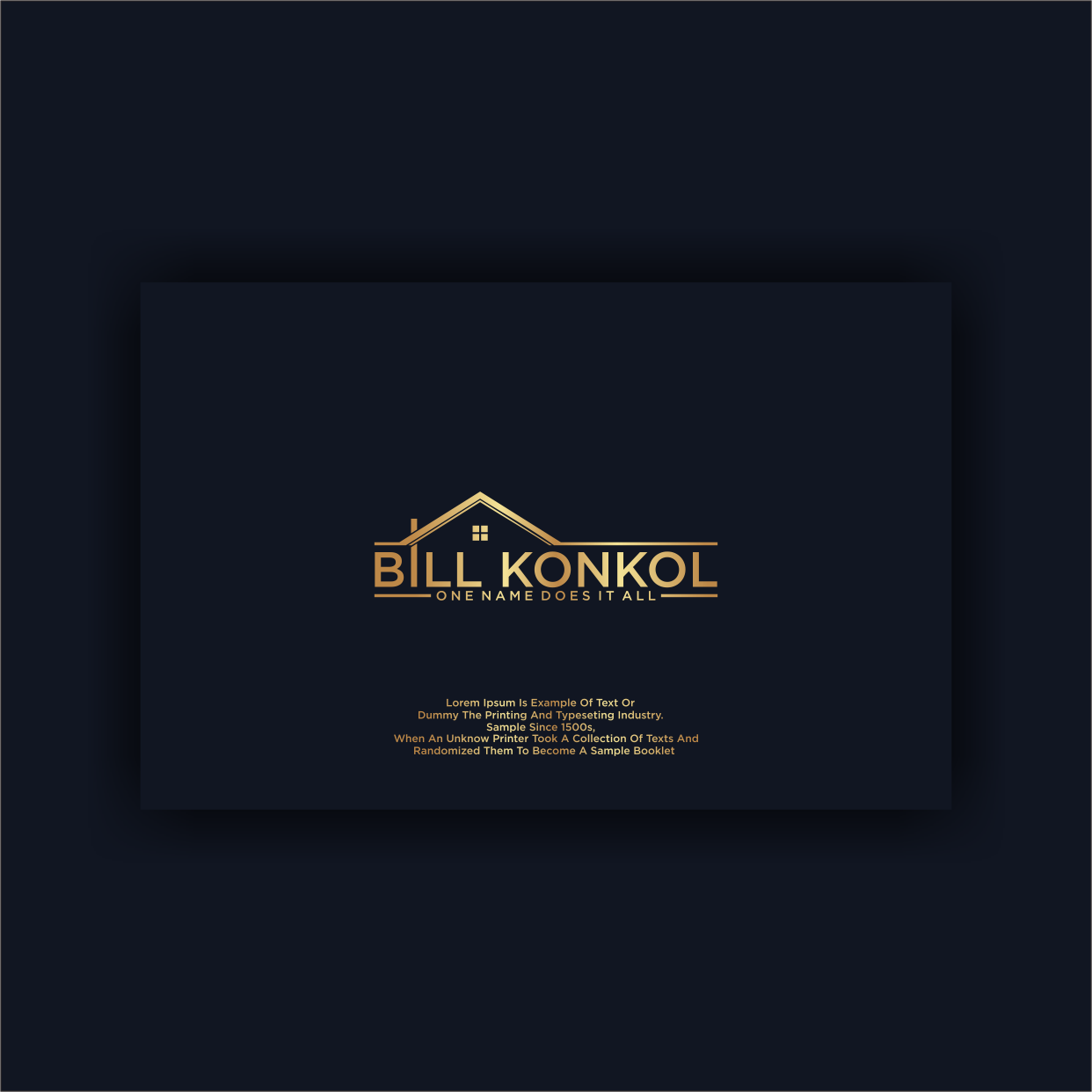 Logo Design for Bill Konkol