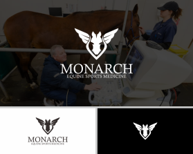 Logo Design entry 2357351 submitted by Crownn to the Logo Design for Monarch Equine Sports Medicine run by monarchequine