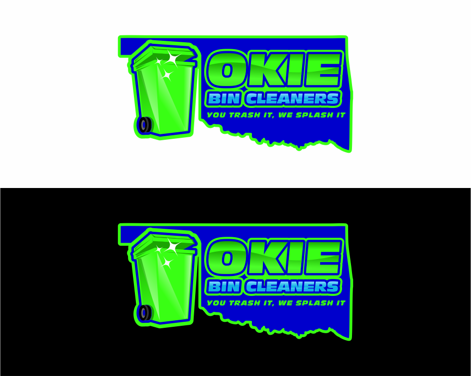 Logo Design entry 2358397 submitted by McRiver to the Logo Design for Okie Bin Cleaners run by OkieBinCleaners