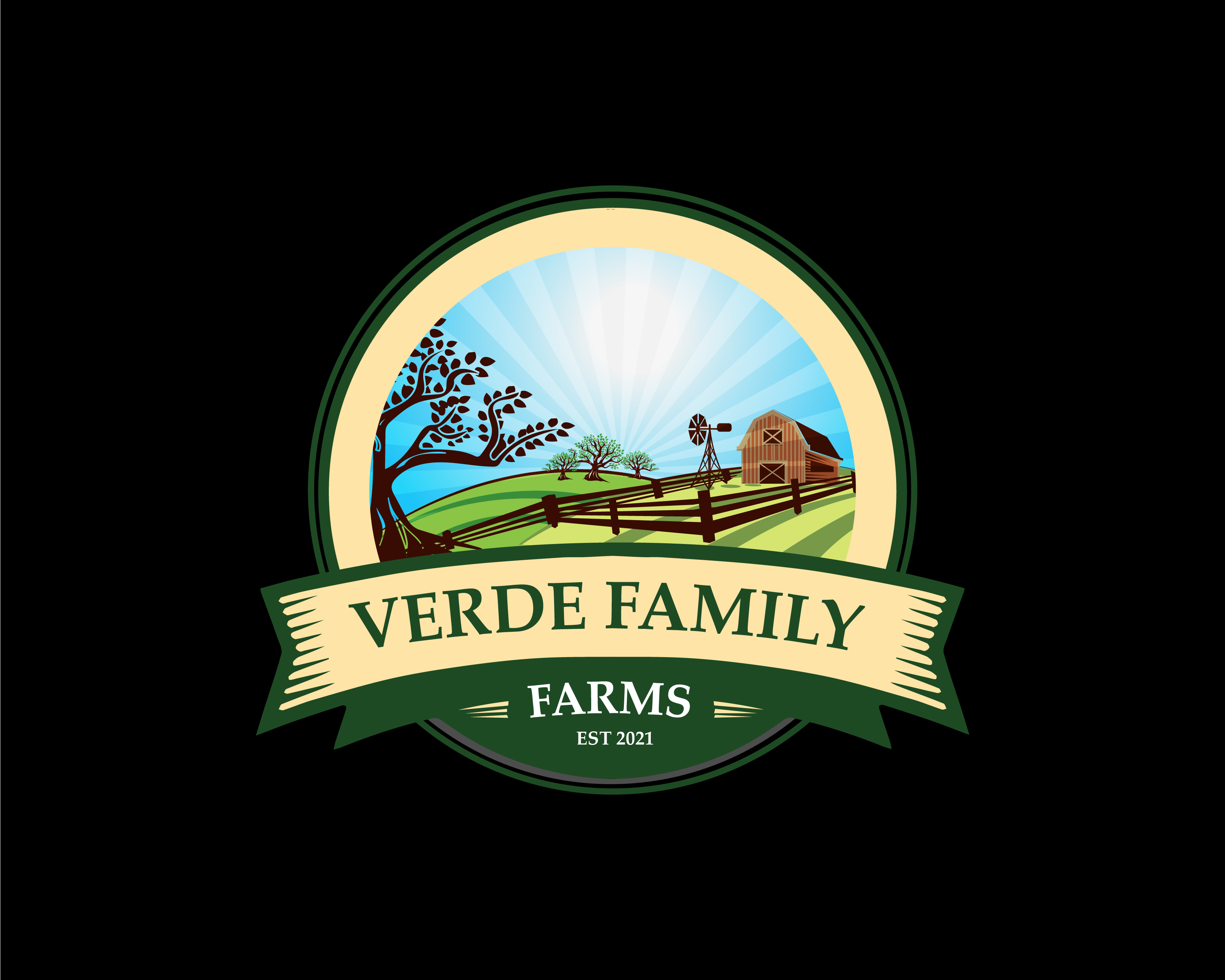 Barn and Sun Farm Logo