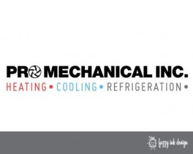 Pro Mechanical Inc. Heating Cooling & Refrigeration entry by fuzzyinkdesign