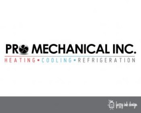 Pro Mechanical Inc. Heating Cooling & Refrigeration entry by fuzzyinkdesign