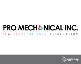 Pro Mechanical Inc. Heating Cooling & Refrigeration entry by fuzzyinkdesign