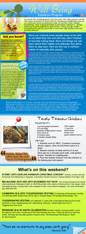 Employee Wellbeing Newsletters entry by aizen
