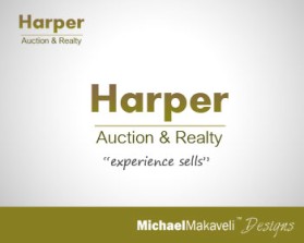 Harper Auction & Realty entry by Makaveli Designs