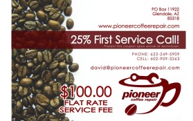 Pioneer Coffee Repair entry by stellar_designs