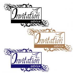 InvitationAdvice.com entry by Phraktol Designs