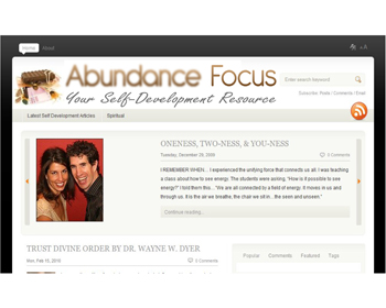 Logo Design entry 126124 submitted by Blackhawk067 to the Logo Design for AbundanceFocus.com run by vavi