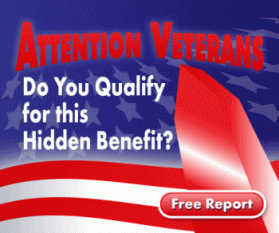 Banner Ad for Free Veterans Report entry by graphica