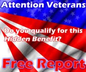 Banner Ad for Free Veterans Report entry by mikesirvin