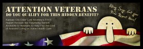 Banner Ad for Free Veterans Report entry by B.CrimDesign