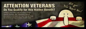 Banner Ad for Free Veterans Report entry by B.CrimDesign