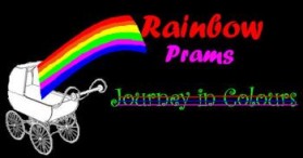 Rainbow Prams logo & graphic design entry by joannitamoys