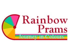 Rainbow Prams logo & graphic design entry by Wolf Hounds Rule